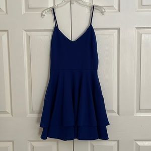 Windsor royal blue mini dress